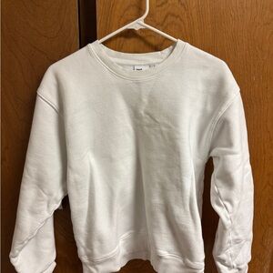 White Crewneck Sweatshirt